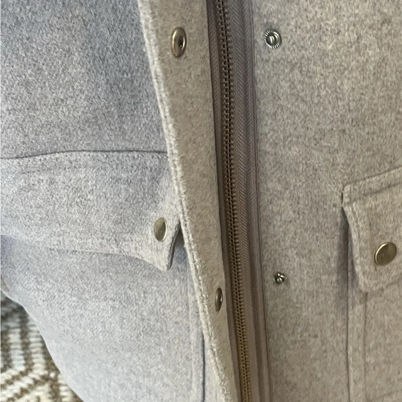 Jcrew Winter Parka Coat With Fur Hood Size 2 - Gently Worn - Picture 12 of 16